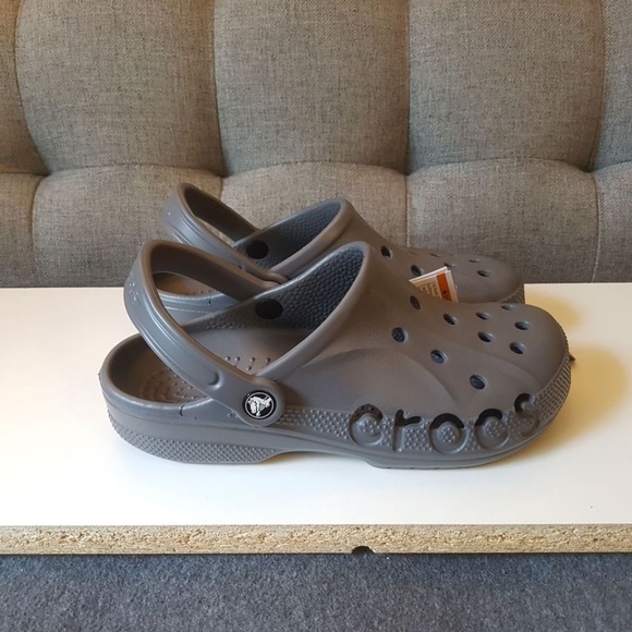 BNWT Crocs Baya Granite Grey - Men's 7 / Women's 9 - Picture 6 of 7